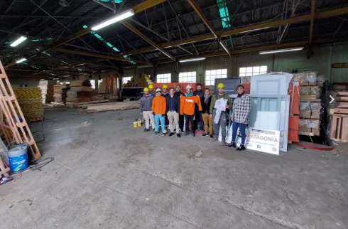 Interior de la planta de fabricación